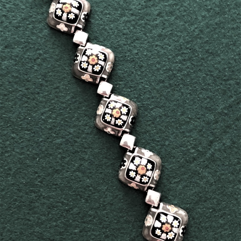 ALANK Murano Millefiori Italian glass Bracelet - Picture 7 of 9